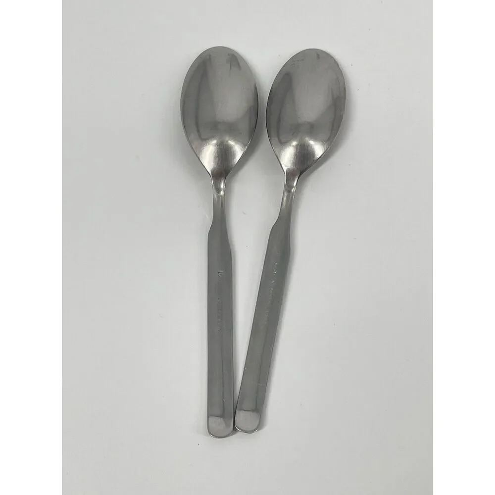 J A Henckels Zwilling Synergy Stainless Dinner Oval Soup Spoons 7 5/8” Set Of 2